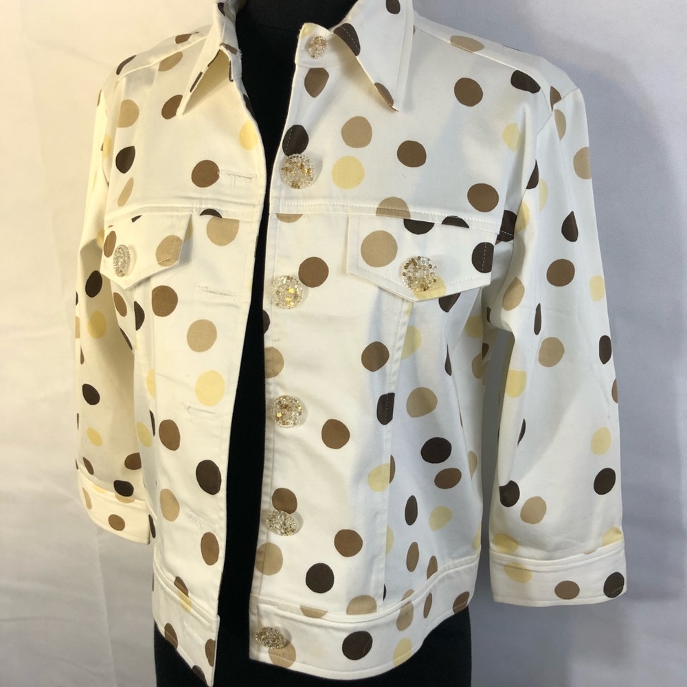 Sharon Endick dotted jacket Small.